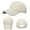 Beige, variant on Grey Structured Mesh Baseball Cap Polyester Vintage Adjustable Dad Hats Gift for Men/Women,Unstructured One Size