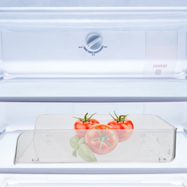 SWETRACE Rejilla De Almacenaje Transparente Para Congelador Y Refrigerador Con Divisores Prácticos