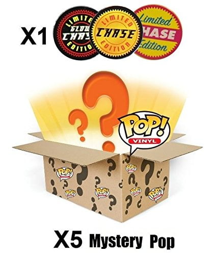 6X Funko POP Mystery Pack includes 1 RARE CHASE Varient Star Wars Disney WWE???? 