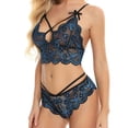thumbnail image 1 of WZXFASHION Women's Solid Color Fun Underwear Intimates Blue L, 1 of 4
