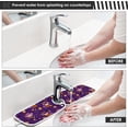 thumbnail image 5 of Coolnut Halloween Owls Cartoon Sink Splash Guard for Faucet 2 Packs Faucet Absorbent Mats, Faucet Handle Drip Catcher Quickly Drying Mat for Kitchen Counter Bathroom, 23.6"x5.5", 5 of 7