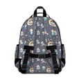 thumbnail image 3 of Star Fairy Princess Pattern Backpack for School,Cute School Bag,Schoolbag with Adjustable Shoulder Straps & Padded Back,15.25"x11.5"x5.25", 3 of 5