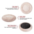 thumbnail image 4 of Cama para mascotas Bedfolks Calming Donut para perros y gatos pequeños, color rosa, 4 of 8