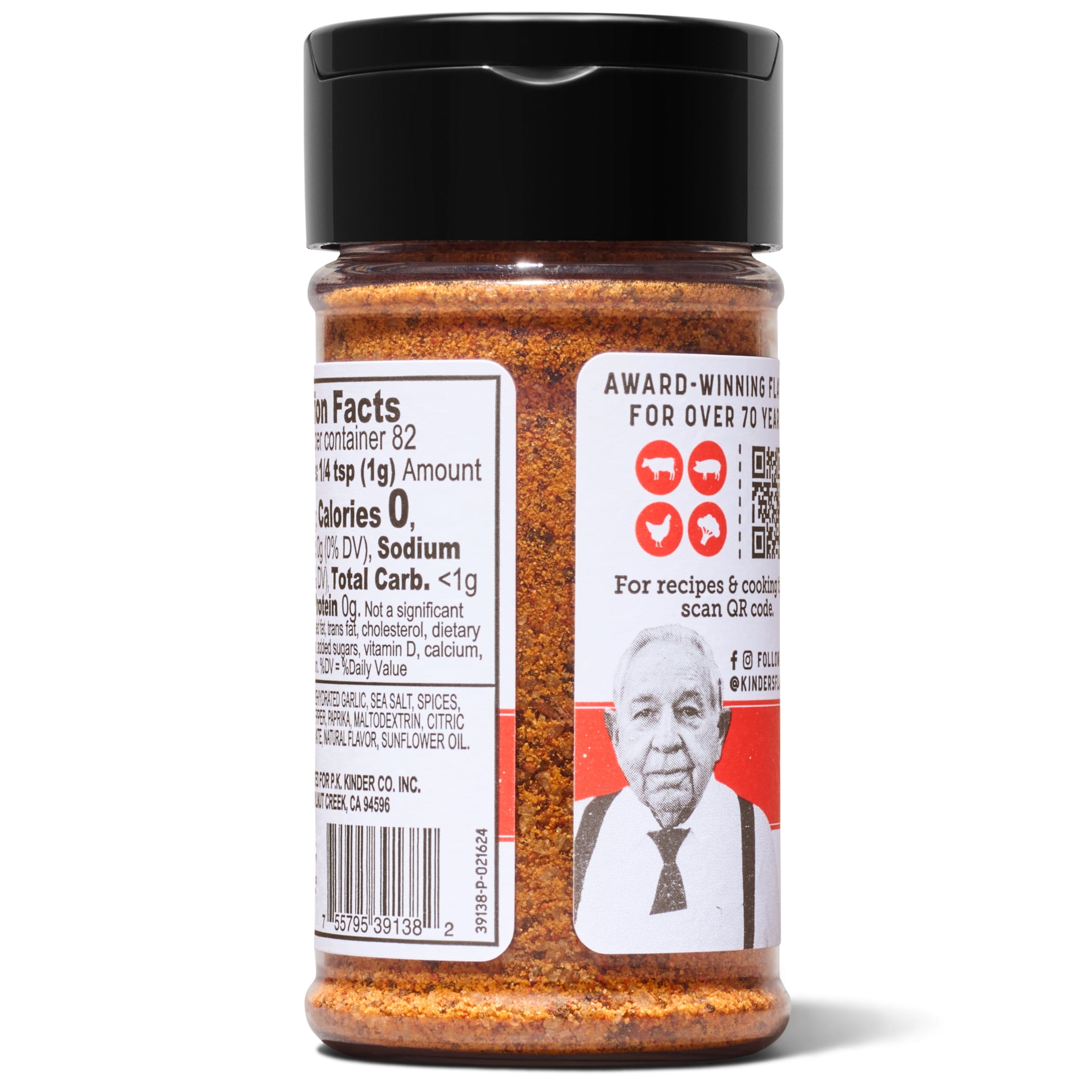 (4 pack) Kinder's All Purpose Seasoning, 2.9 oz