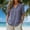Blue, variant on Henley Tshirts Strip Tops Plus Size Fashion Women's Casual Comfortable Striped Printing Short Sleeve V-Neck Summer Blouse Pink 5X