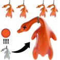 thumbnail image 1 of 6pcs duck car accessories UV color-changing duck creative pendant cute roast duck creative car interior decoration UV temperature reminder, 1 of 4