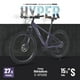 thumbnail image 2 of Bicicleta de Montaña Rocatomic Hyper R27.5 21v Shimano Frenos de Disco Hidráulicos X-Spark Morado, 2 of 7