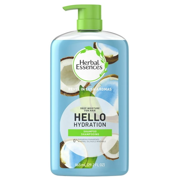 Shampooing et gel douche Herbal Essences Hello Hydration, hydratation pour les cheveux 865 mL