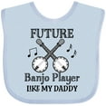 thumbnail image 3 of Inktastic Future Banjo Player Like Daddy Boys or Girls Baby Bib, 3 of 4