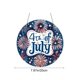 thumbnail image 3 of Independence Day America Wooden Hanging Decoration Patriotic Round Wall Decor For Home And Porch Festival Celebration Hanging Board Decoration, 3 of 6