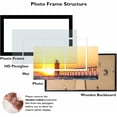 thumbnail image 4 of 8x16 Collage Picture Frame With Mat Display 3 Pcs 4x6 Photos Three Opening Wall Hanging Black, 4 of 7