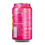 poppi Strawberry Lemon Prebiotic Soda, 12 fl oz, 1 Pack Can