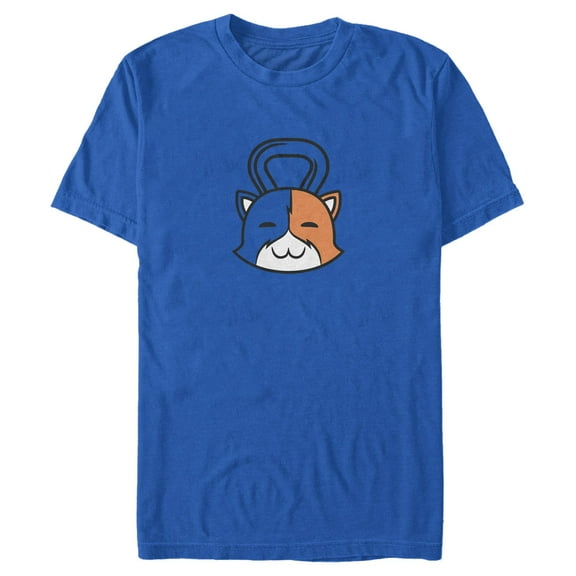 Men's Fortnite Meowscles Dumbbell  Graphic Tee Royal Blue Small