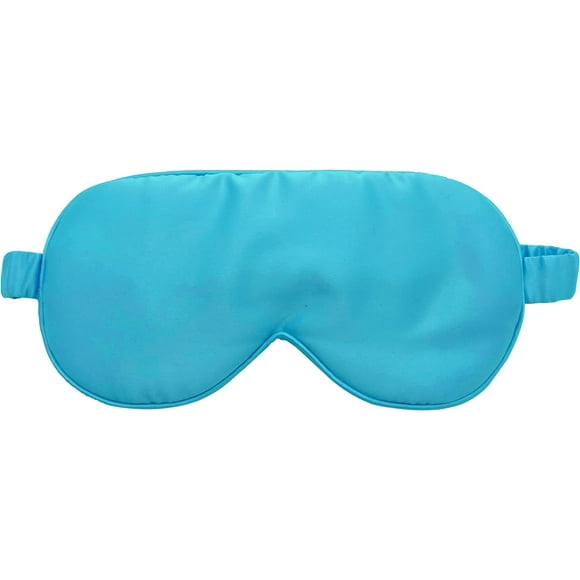 HAHDAXIA OWITER Matte Organic Silk Sleep Mask Super Smooth Eye Cover for Sleeping, Gender-Neutral (Teal Blue)