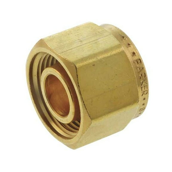 Parker 1/4" A-LOK Brass Cap 4BLP4-B
