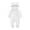 White, variant on Kovlvoll Newborn Baby Boys Girls Clothes Fuzzy Rompers Long Sleeve Zipper Hooded Winter Thick Warm Infant Jumpsuit
