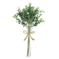 thumbnail image 2 of Visland 5PCS Artificial Greenery Bush, Spray Dusty Green Fake Greenery Bundle Farmhouse Greenery, Faux Greenery Stems Artificial Eucalyptus Greenery Bouquet for Rustic Country Decoration, 2 of 8