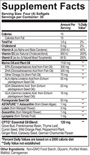 doTERRA xEO Mega Essential Oil Omega Complex 120 softgels - Walmart.com
