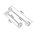 thumbnail image 2 of Motorcycle Modified Front Rear Wheel Rod Axle Kit Anti-Fall Protection Ball for BMW S1000RR HP4/S100, 2 of 5