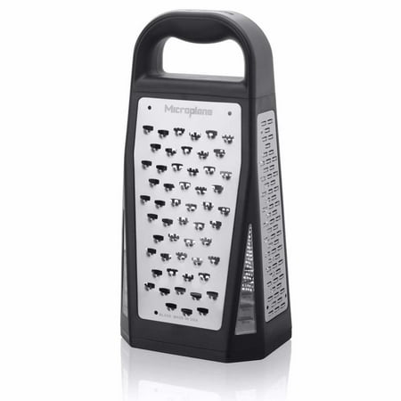 

Microplane Elite 5 Sided Box Grater with Measuring Cup
