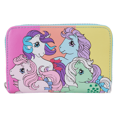 Loungefly Hasbro My Little Pony Color Block Zip Around Wallet