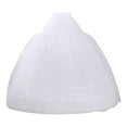 thumbnail image 5 of Ediodpoh Skirts for Women Extra Long Super Bridal Wedding Dress Petticoat Underskirt with 6 Hoopless Adjustable Steel Rings Long Skirts White One Size, 5 of 9