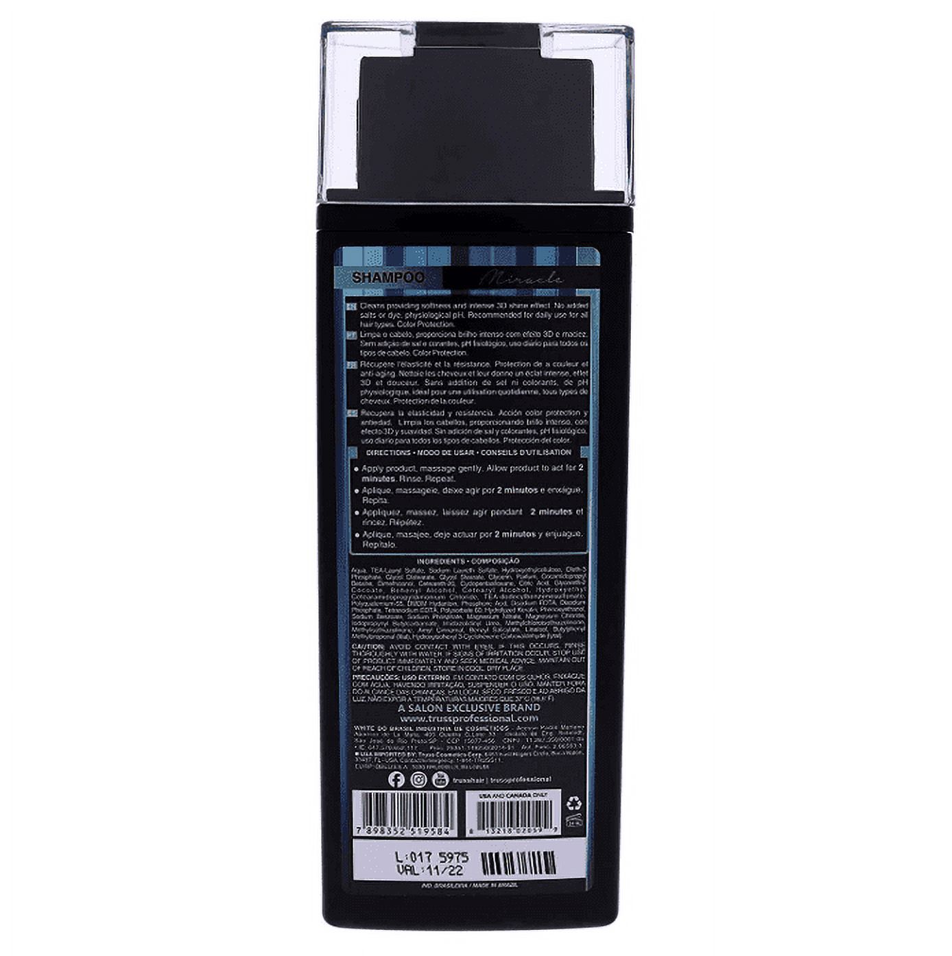 TRUSS Miracle Hair Shampoo, 10.14 oz, Anti-Aging & Color Protection with Keratin and Vitamin E, Restores Elasticity & Shine
