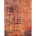 thumbnail image 2 of Unique Loom Atalier Estrella Rug Orange/Beige 9' x 12' 2" Rectangle Abstract Modern Perfect For Living Room Bed Room Dining Room Office, 2 of 6