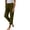 Army Green, variant on Linen Pants Women Petite Summer Casual Lightweight Drawstring Waist Pant Gauze Straight Leg Trouser with Pockets Brown S
