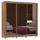 thumbnail image 2 of Ropero Closet Madesa Lyon 3 Puertas Con Espejo Pies M, 2 of 5