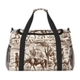 thumbnail image 1 of Fotbe Western Desert Cowboys2 Bolsa de Viaje con Estampado, Bolsa de Fin de Semana para Mujer con Compartimento para Zapatos, Bolsa de Gimnasio con Bolsillo Húmedo, 1 of 7