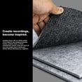 thumbnail image 3 of Non Slip Soundproof Rug Pad 12x12x0.4inches, (Felt + Rubber) Double Layers Area Carpet Mat Tap, Provides Protection and Cushioning for Hardwood or Tile Floors, 3 of 8