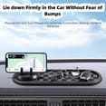 thumbnail image 3 of 4‑in‑1 Car Antislip Dashboard Mat, Multifunctional Vehicle Mounted Anti Slip Mat with 360° Rotatable Phone Holder & Extra‑Large Organizer Mat with Interior Cleaning Gel (M-Black), 3 of 8