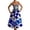 A-Blue148, variant on Womens Dresses Cherry Checkered Print Spaghetti Strap Flowy Casual Midi Dress