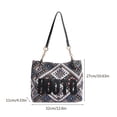 thumbnail image 3 of FENOHREFE Women Shoulder Bag Underarm Bag Retro Ethnic Shopping Bag Ladies Shoulder Handbag for Traveling Shopping, 3 of 8