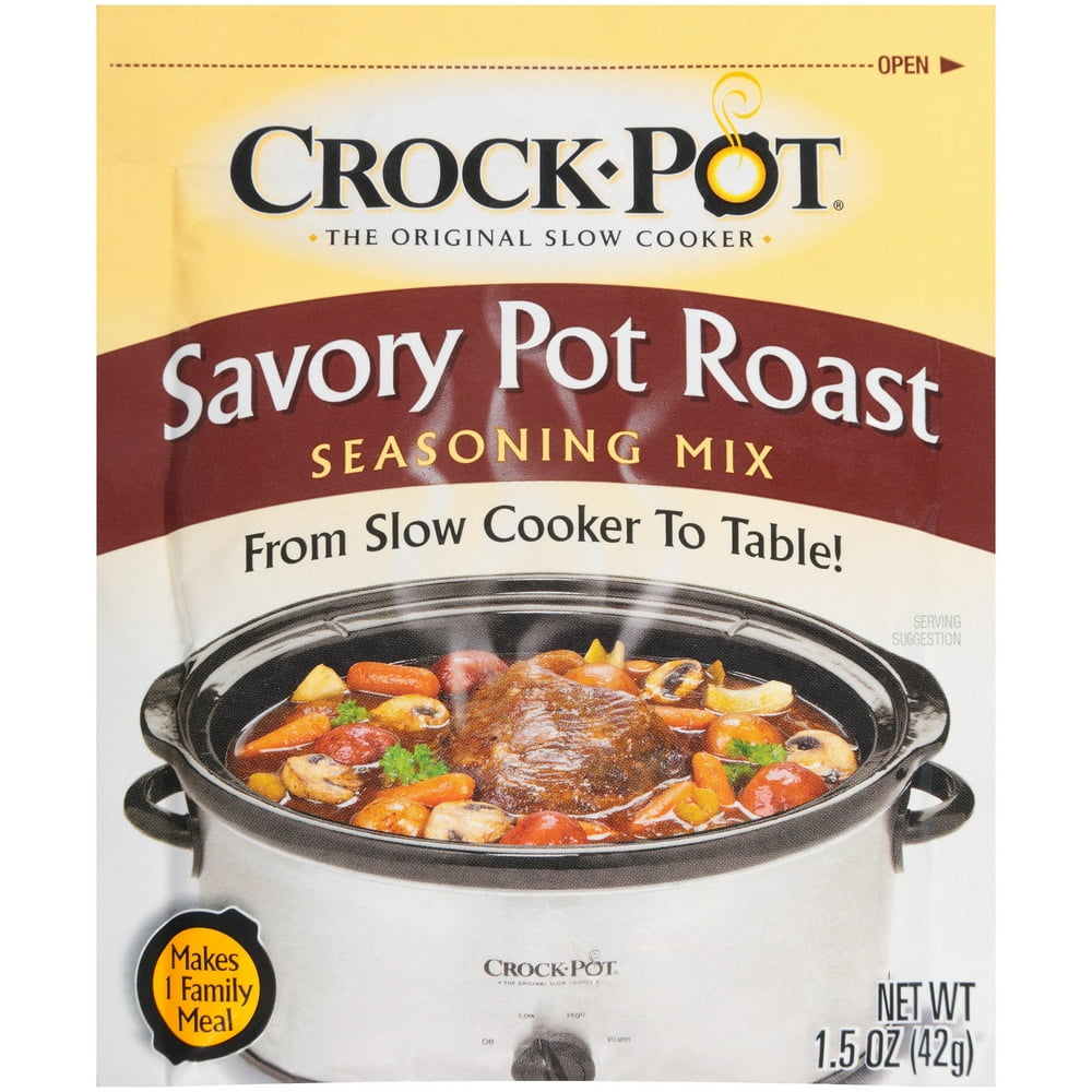CrockPot Savory Pot Roast Seasoning Mix, 1.5 Oz