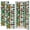 Color 3, variant on 2 Pcs School Locker Magnetic Wallpaper 12" x 36" Retro Fun Funky 70s Curvy Stripe Psychedelic Colorful Reusable Removable Locker Accessories Back to School Supplies