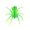 Green #0, variant on Glow-in-the-Dark Saltwater Fishing Lures Kit - Artificial Swimming Lure with Hooks for Squid, Cuttlefish & Sleeve-Fish - Fluorescent Bait in Portable Plastic Bag