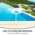 Dual Spray Waterfall Fountains, Adjustable Pool Water Spray Pool Waterfall Coolers for InGround