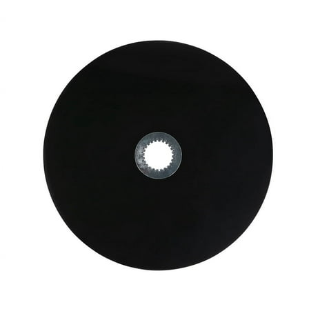 24" Fifth Wheel Disc Lube Plate w/ Steel Retention Clip - 5mm Thick, HDPE - Friction protection for 5th Wheel Trailer, RV, Camper Safety Kit