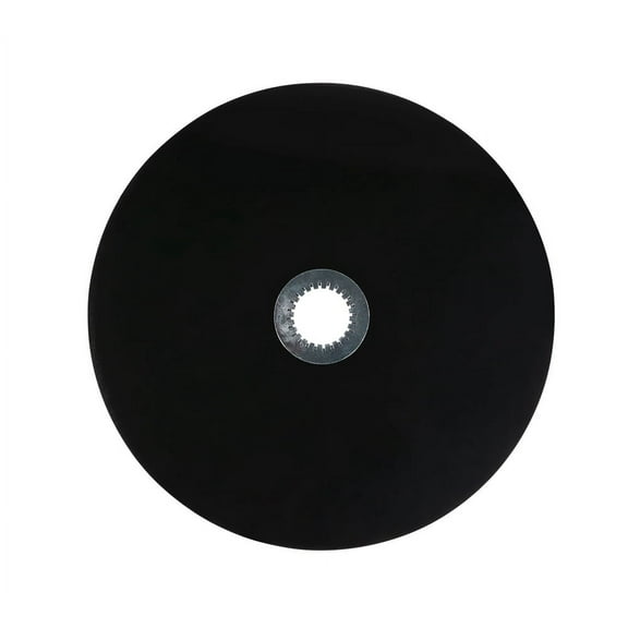 24" Fifth Wheel Disc Lube Plate w/ Steel Retention Clip - 5mm Thick, HDPE - Friction protection for 5th Wheel Trailer, RV, Camper Safety Kit