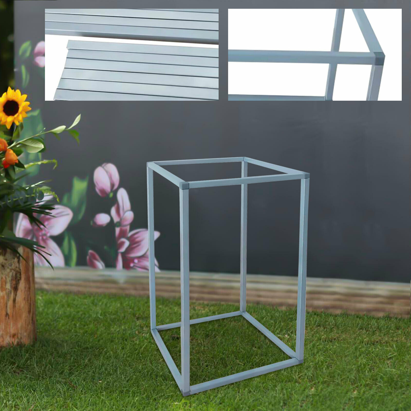 SHZICMY 11pcs Wedding Flower Stand Metal Vase Column Stand Geometric