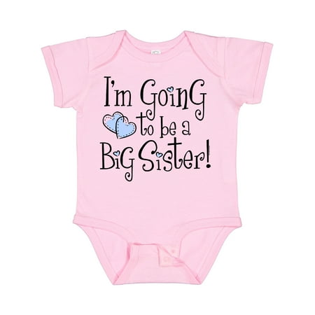 

Inktastic Heart New Big Sister Gift Baby Girl Bodysuit