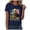 Navy, variant on felwors Womens Patriotic Shirt 250 Anniversary USA Shirt 2026 America Top Crew Neck (Wine, XXL)