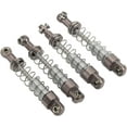 thumbnail image 4 of YISITIAN Model Car Accessories, 2 Pairs Rc Car Modification Parts Exquisite Workmanship For Wpl C14 C24 Mn D90 99S Rc Car Reduce Shock (Silver #13) CA919-6016, 4 of 9