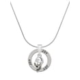 thumbnail image 1 of Delight Jewelry Silvertone Medium Skull Joy Ring Charm Necklace, 18", 1 of 4