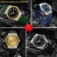 thumbnail image 5 of Correa de reloj de silicona modificada para Tudor Royal M28600 M28603 M28500 41m Correa de reloj de goma resistente al agua Adaptador de metal Pulsera para hombre, 5 of 5