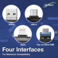 thumbnail image 4 of Lector de tarjetas SD BoxWave AllReader USB-C USB-A Micro-USB, 4 of 7