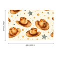 thumbnail image 3 of RKSupls Spring Tapestry Wall Art, Cowboy Hats and Stars Pattern Hanging Tapestry Decoration for Happy New Year Bedroom, Living Room, Dorm, Apartment Hallway Home Decor,60*40in, 3 of 5
