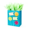 Hallmark Large Gift Bag with Tissue Paper for Birthdays (Happy Birthday to You)